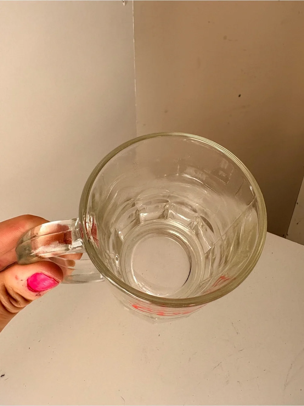 Vintage Coors Glass Beer Stein